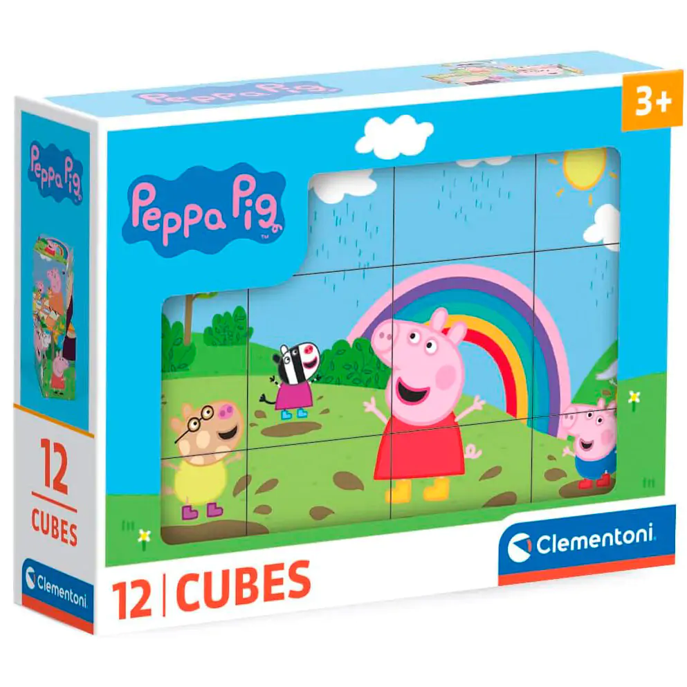 Peppa Pig puzzle kostka 12szt zdjęcie produktu