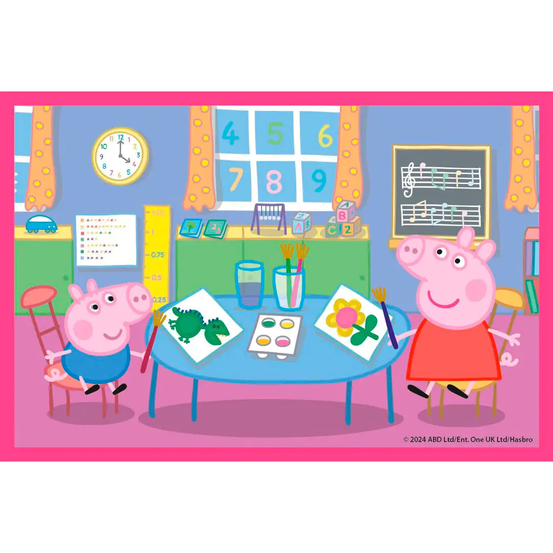 Peppa Pig kostka puzzle 6szt zdjęcie produktu