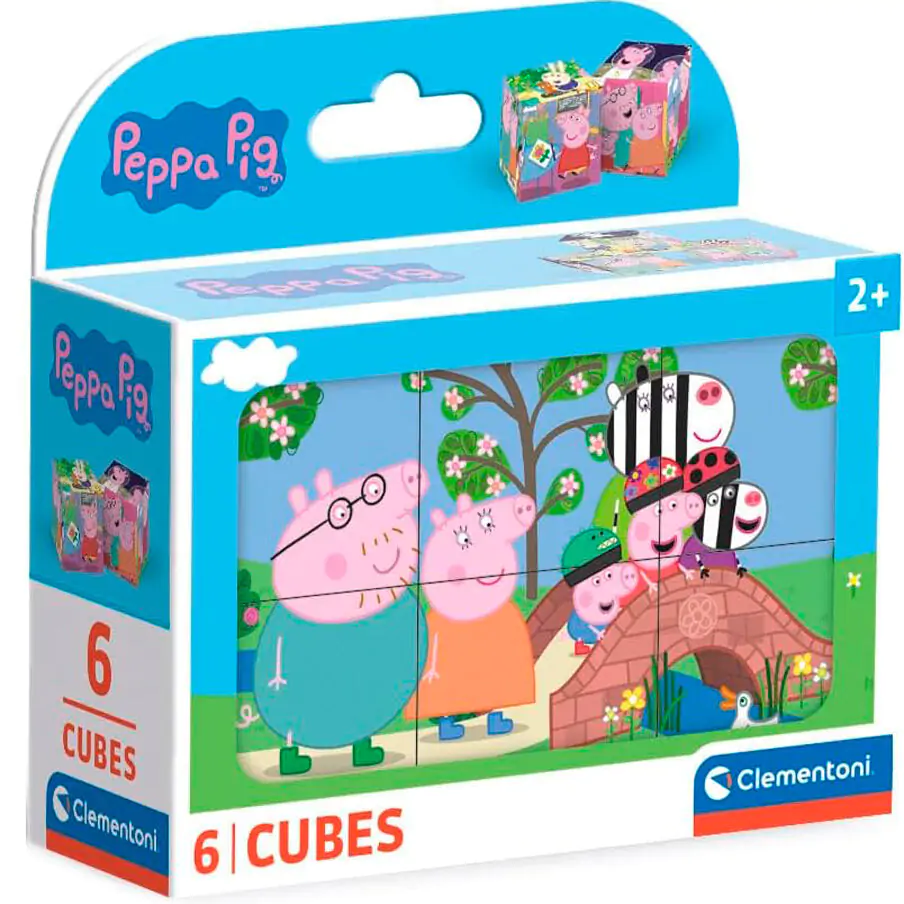 Peppa Pig kostka puzzle 6szt zdjęcie produktu