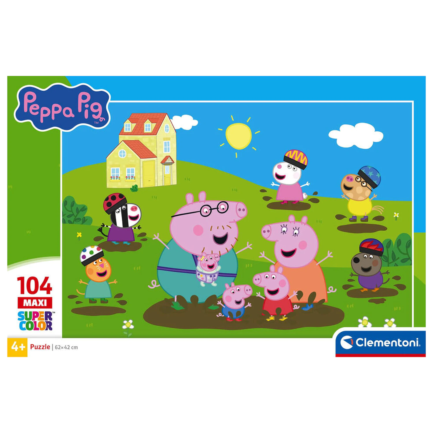 Peppa Pig maxi puzzle 104 sztuki zdjęcie produktu