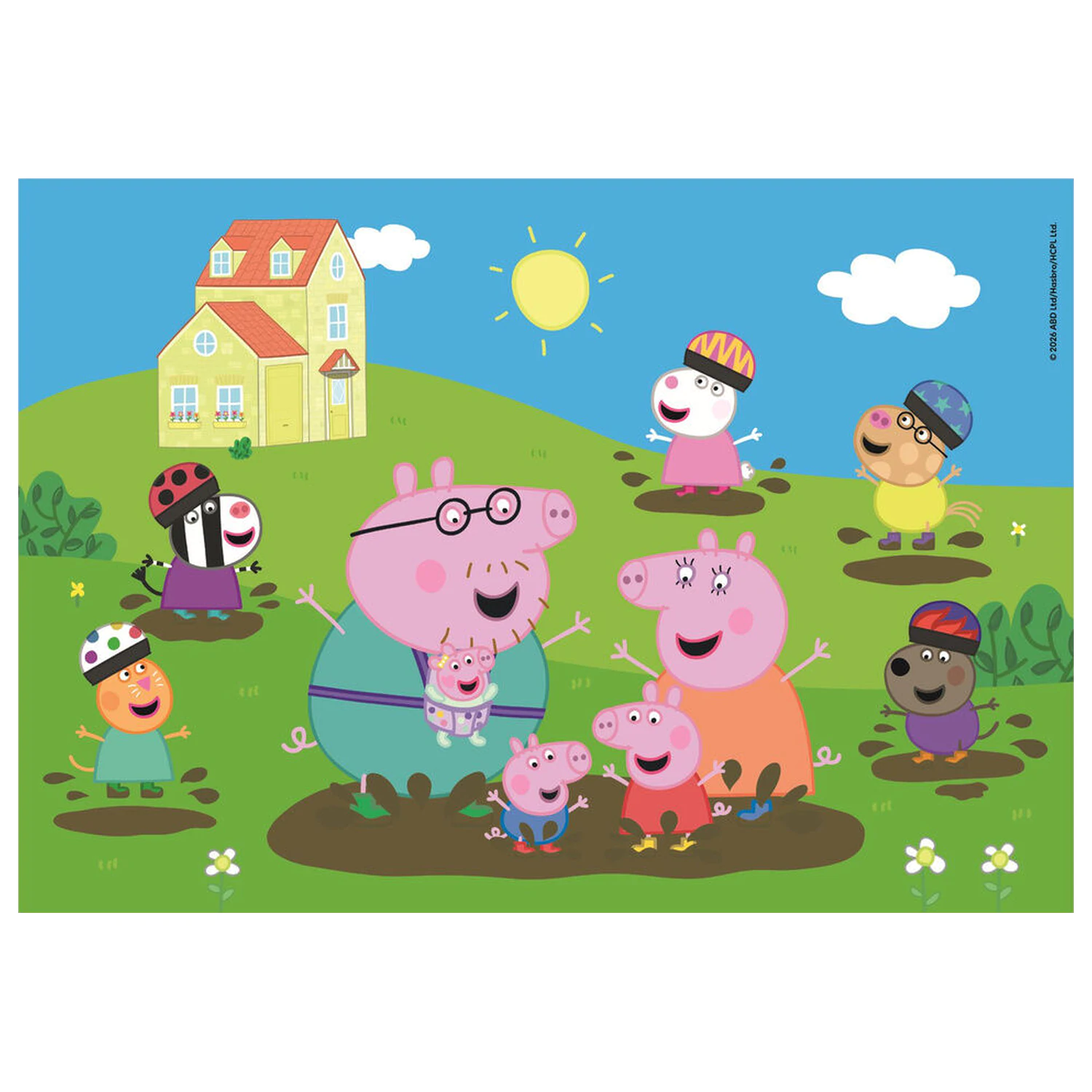 Peppa Pig maxi puzzle 104 sztuki zdjęcie produktu