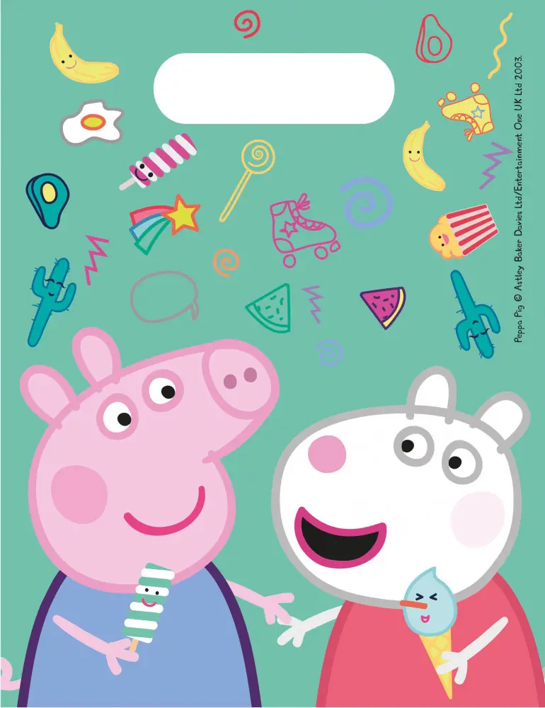 Peppa Pig Messy Play, Peppa Pig Torba Prezentowa 6 sztuk zdjęcie produktu