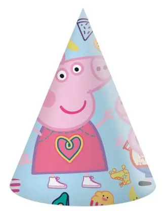 Peppa Pig Messy Play, Peppa Pig Czapki Imprezowe, 6 szt. zdjęcie produktu