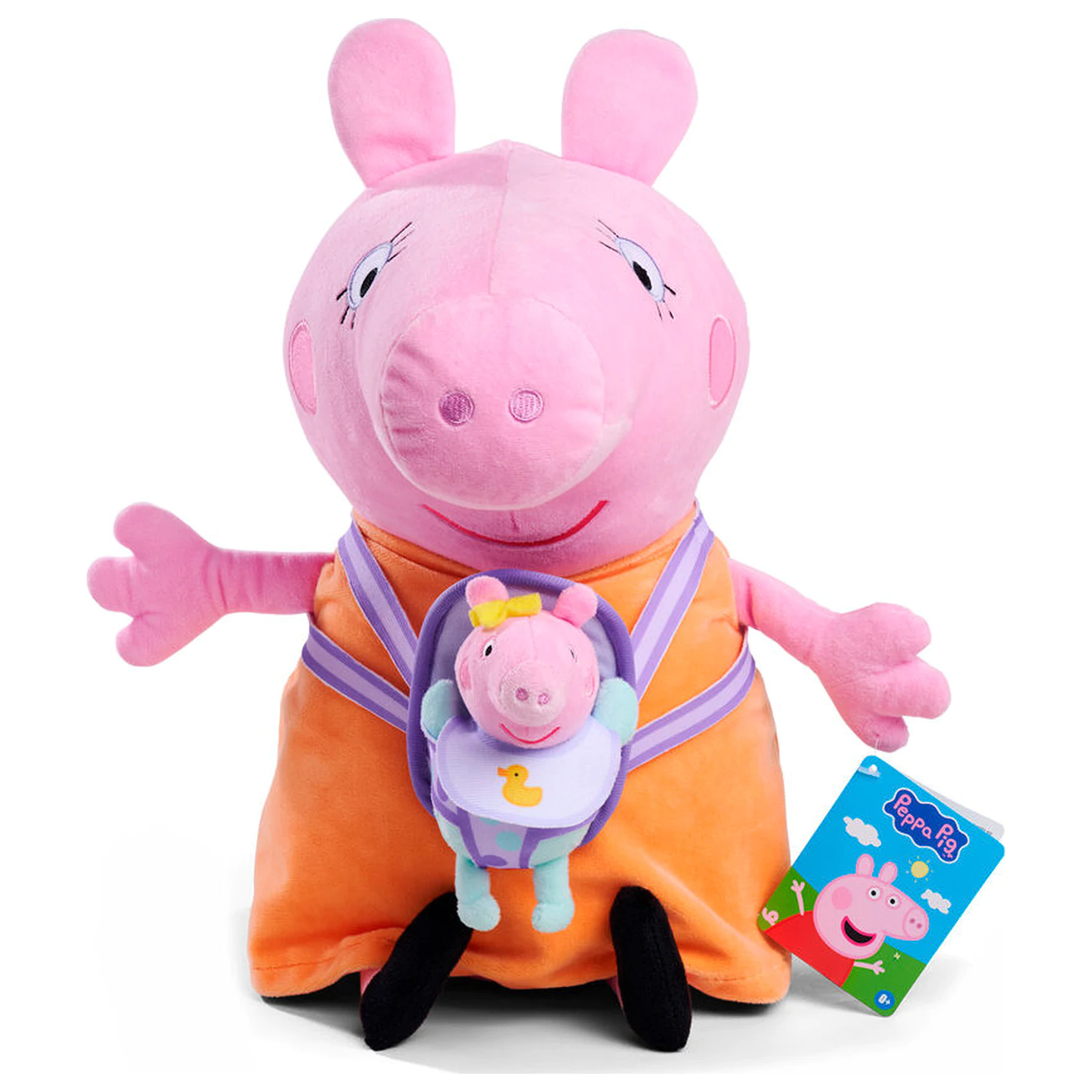 Peppa Pig Mummy Pig z pluszową zabawką Evie 33cm zdjęcie produktu