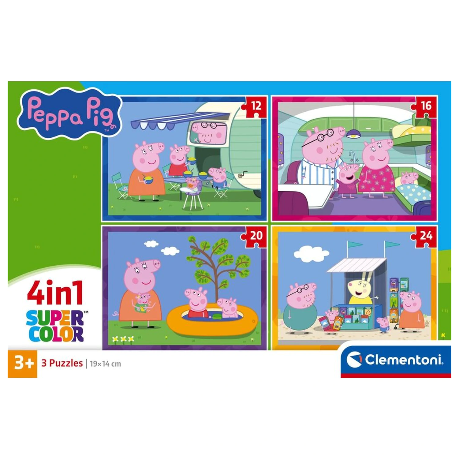 Peppa Pig puzzle 12-16-20-24 sztuk zdjęcie produktu