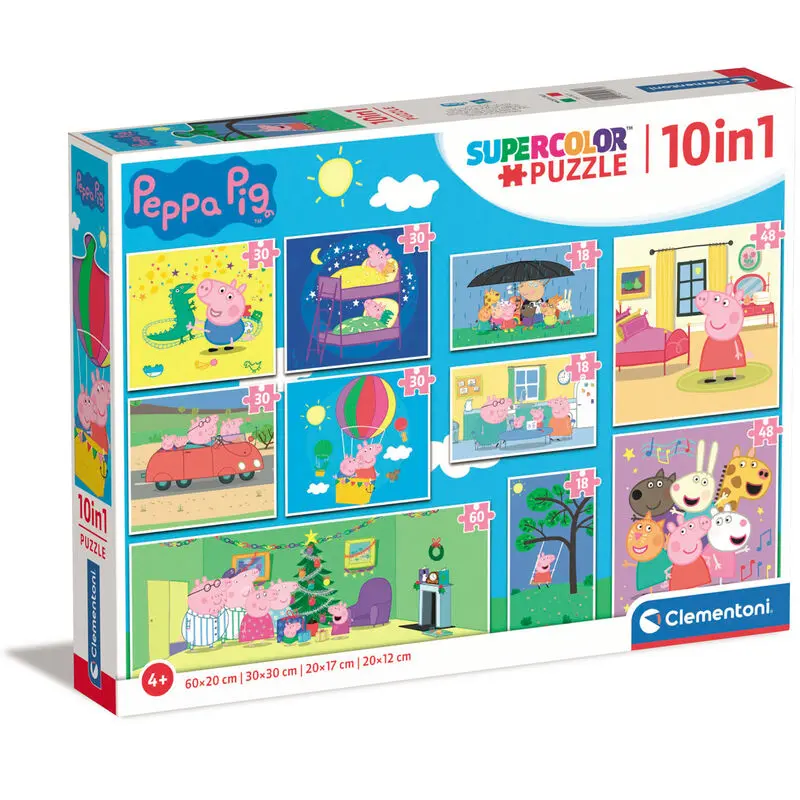 Puzzle Peppa Pig 18+30+48+60 elementów zdjęcie produktu