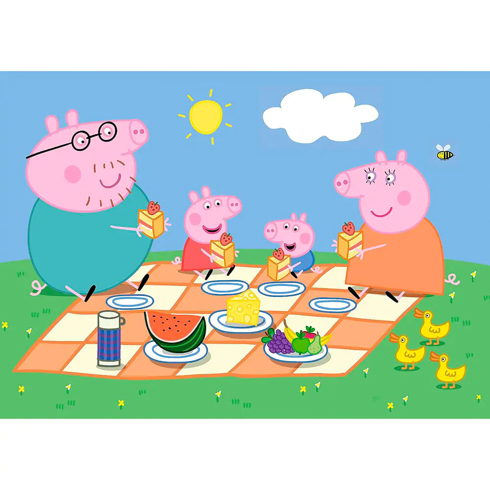 Peppa Pig puzzle 2 x 60 elementów zdjęcie produktu