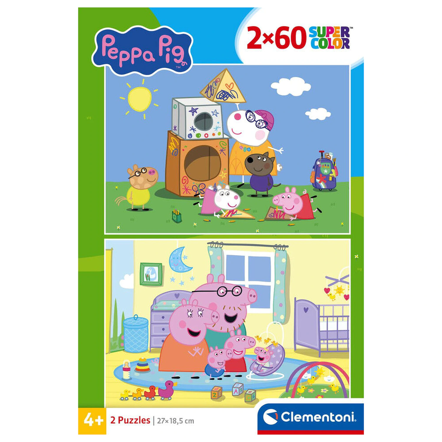 Peppa Pig puzzle 2X60 szt. zdjęcie produktu