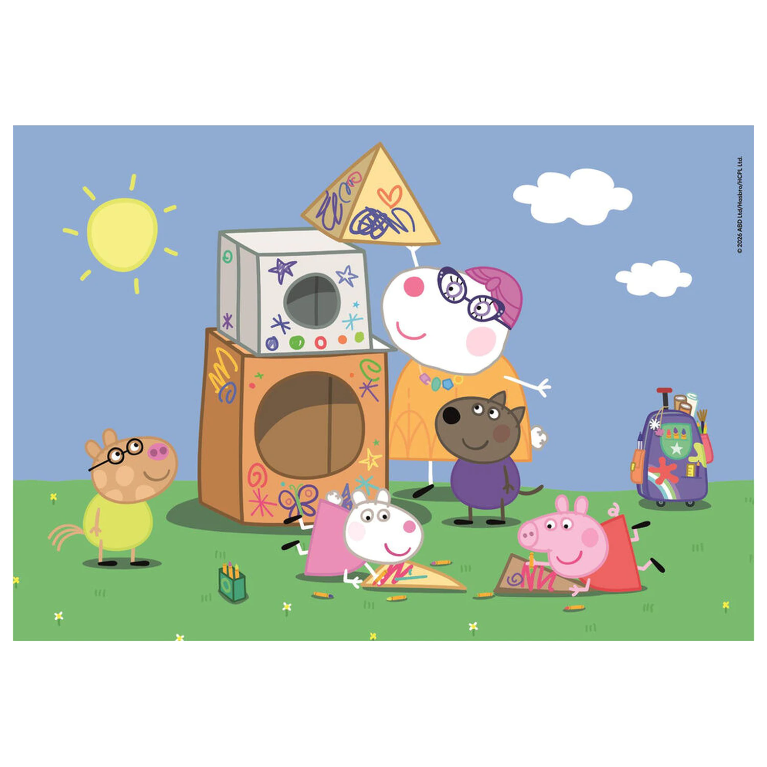 Peppa Pig puzzle 2X60 szt. zdjęcie produktu