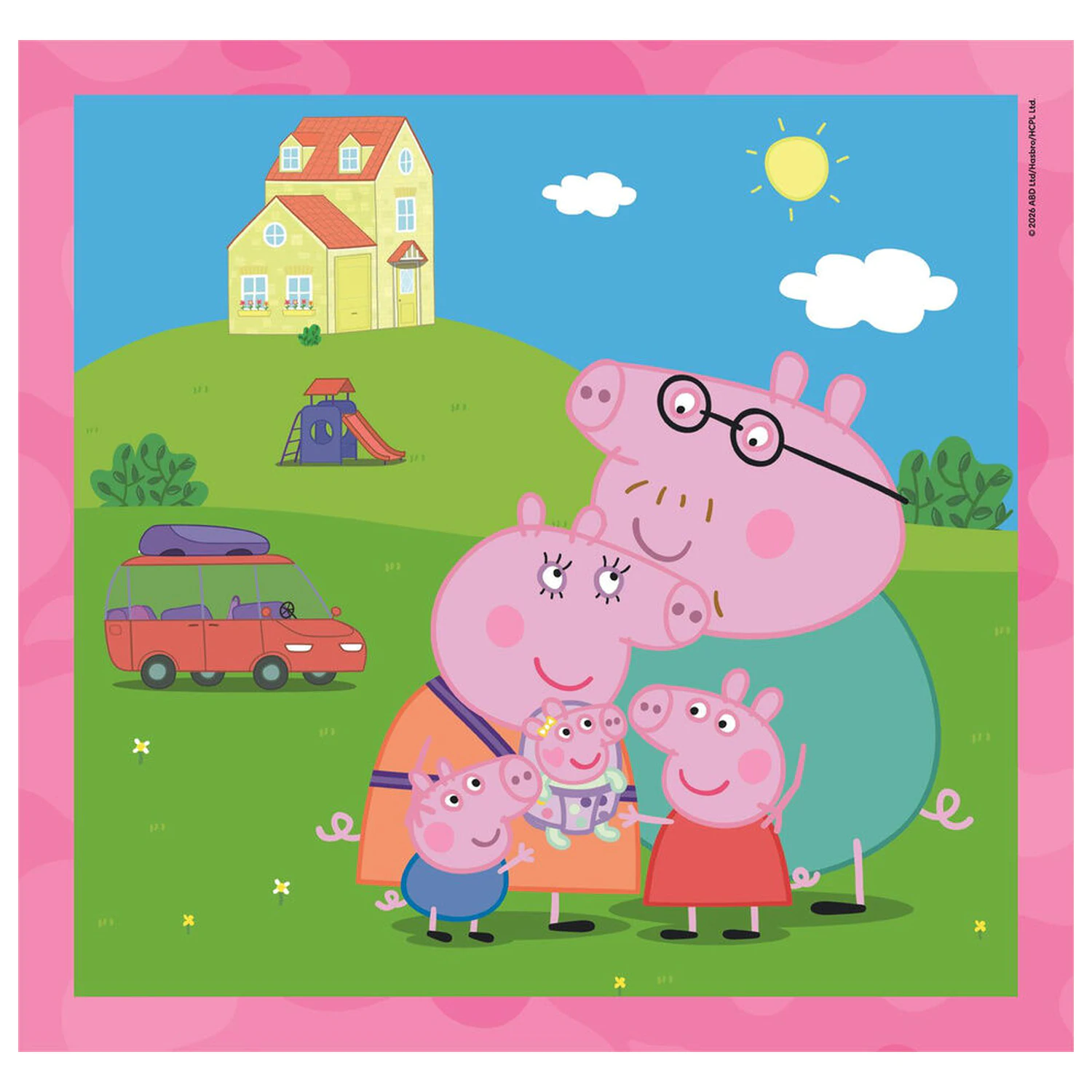 Peppa Pig puzzle 3x48 sztuk zdjęcie produktu