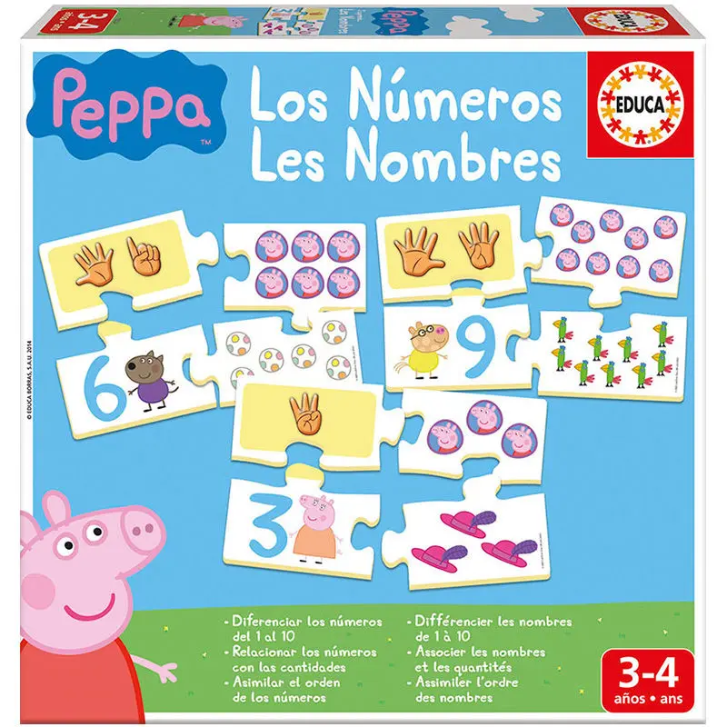 Peppa Pig Gra edukacyjna Learn the Numbers zdjęcie produktu