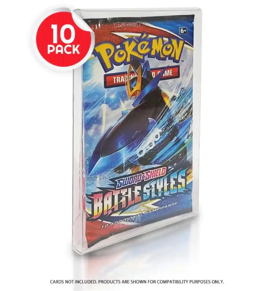 PET Protectors 10-Pack Ochraniacze na Booster, Magic, Yu-Gi-Oh Cards zdjęcie produktu
