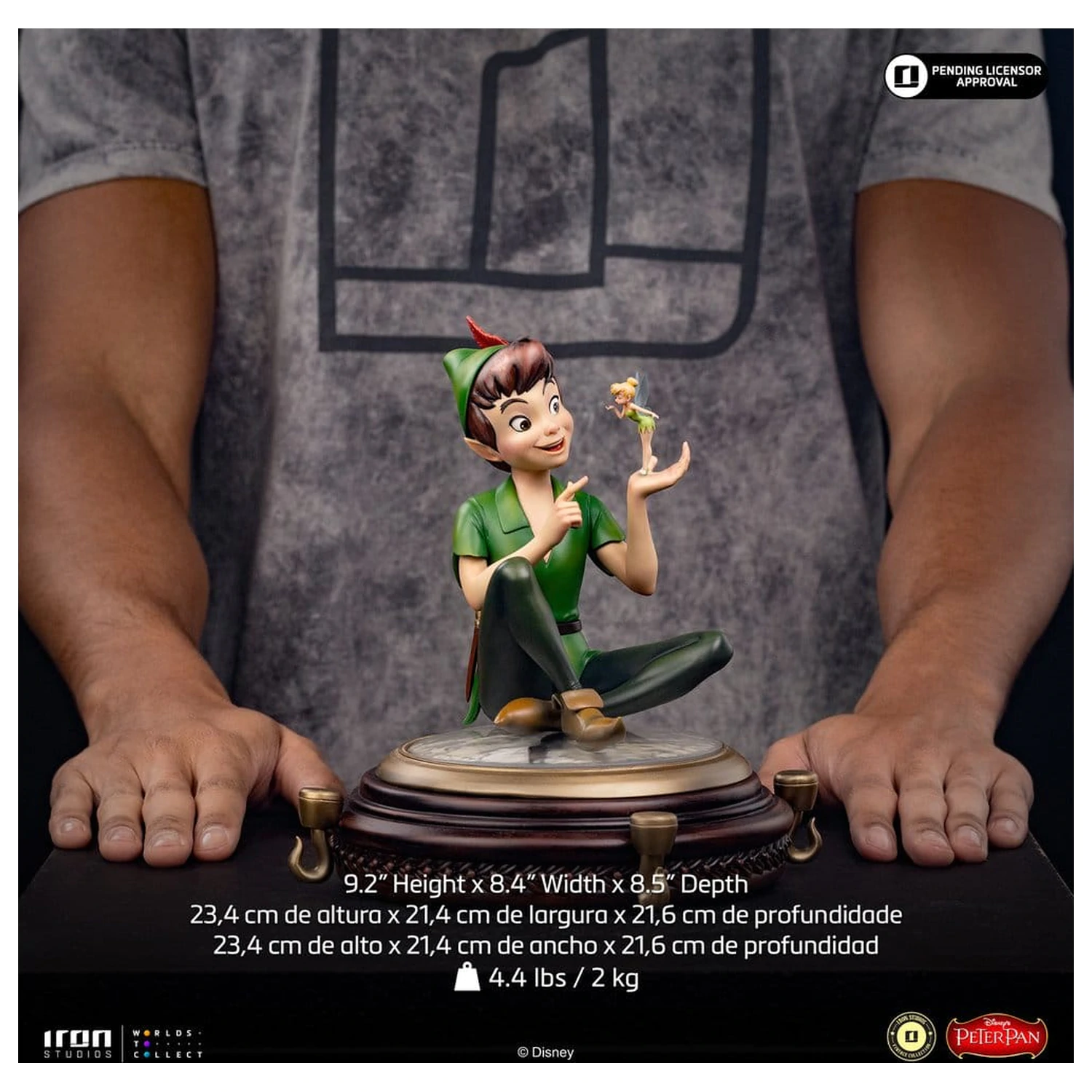 Peter Pan (1953) Art Scale Statua 1/10 Peter Pan & Tinkerbell 23 cm zdjęcie produktu