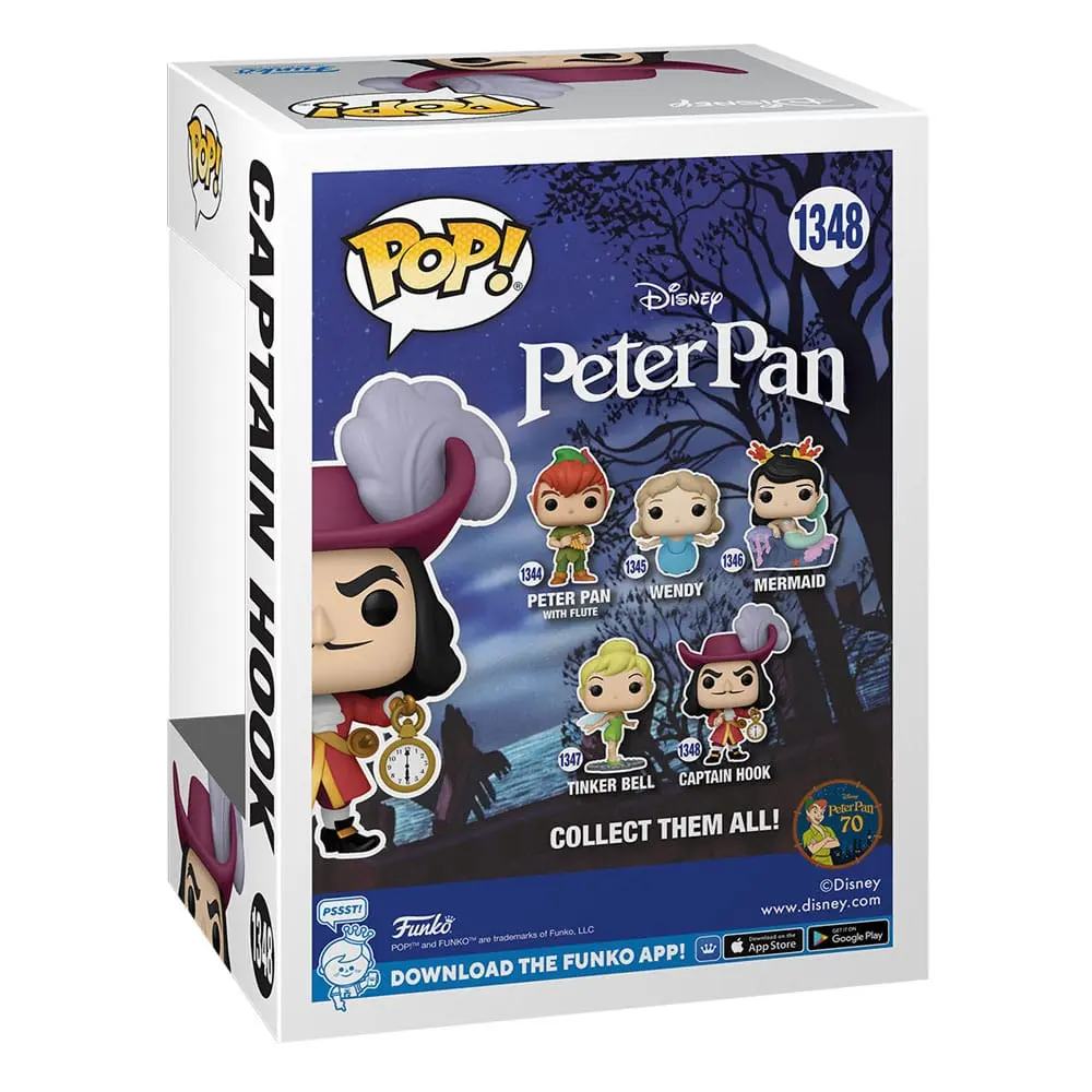 Peter Pan 70th Anniversary POP! Disney Vinyl Figure Hook 9 cm Figurka winylowa zdjęcie produktu