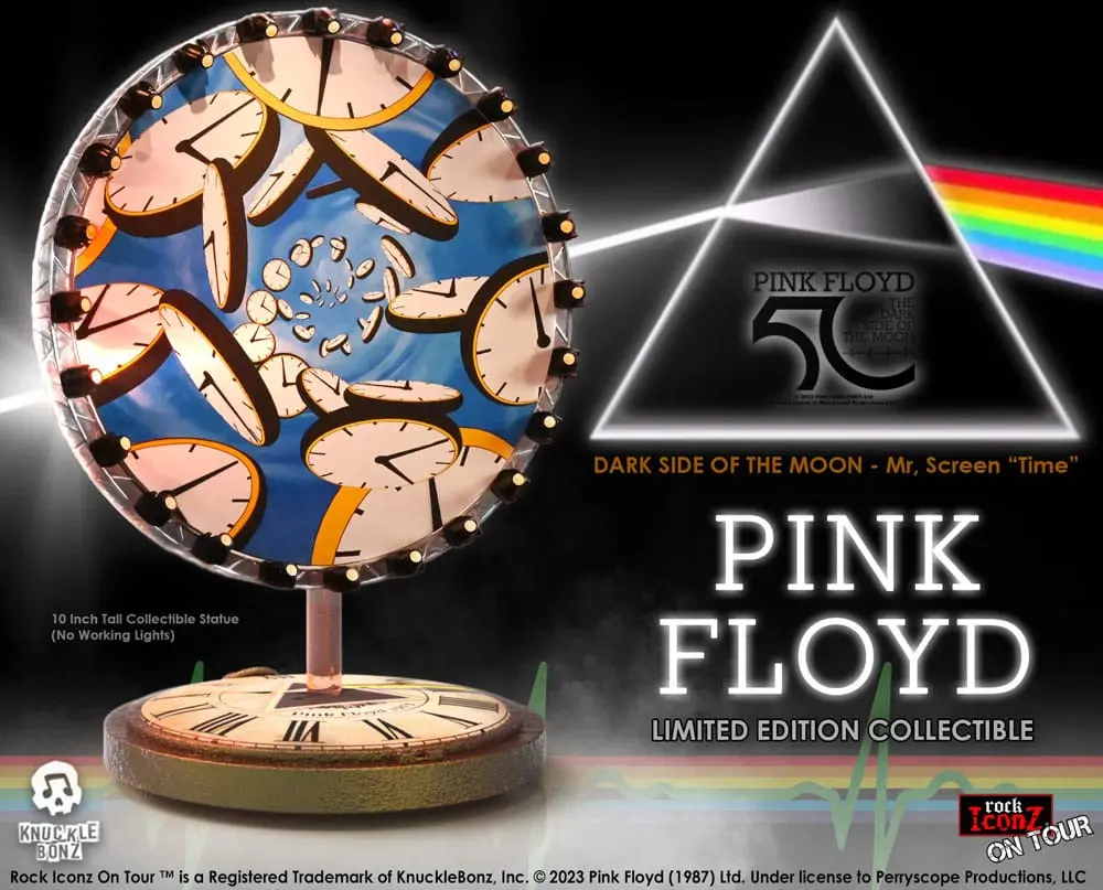 Pink Floyd Rock Iconz On Tour Statua Ekran Projekcyjny Czasu (Dark Side of the Moon Tour) 25 cm zdjęcie produktu