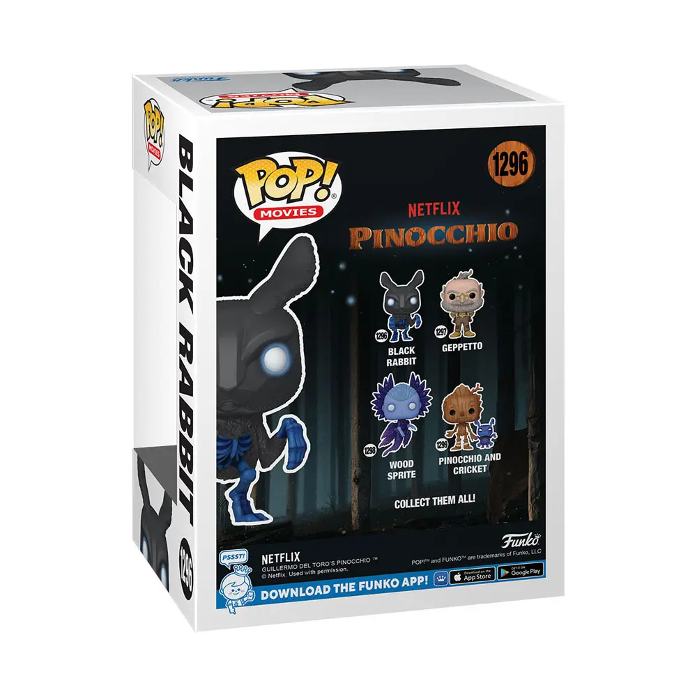 Pinocchio POP! Movies figurka winylowa Black Rabbit 9 cm zdjęcie produktu