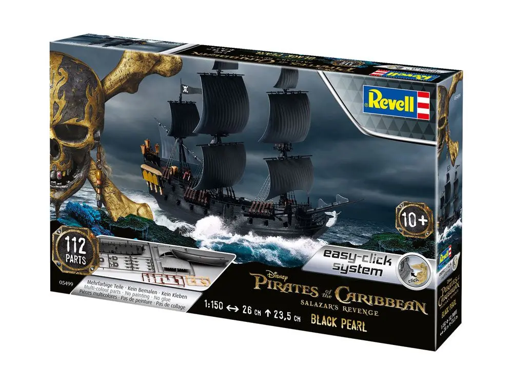 Pirates of the Caribbean Dead Men Tell No Tales Easy-Click Model Kit 1/150 Czarna Perła 26 cm zdjęcie produktu
