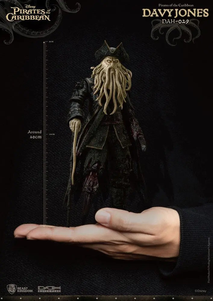 Pirates of the Caribbean Dynamic 8ction Heroes Figurka Akcji 1/9 Davy Jones 20 cm zdjęcie produktu