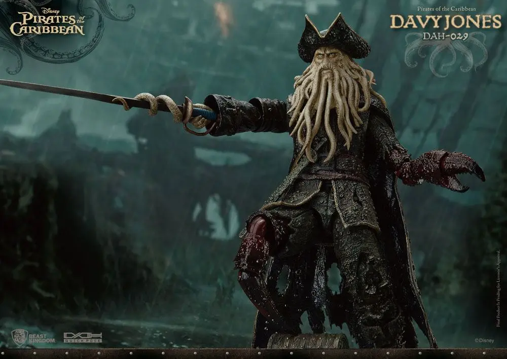 Pirates of the Caribbean Dynamic 8ction Heroes Figurka Akcji 1/9 Davy Jones 20 cm zdjęcie produktu