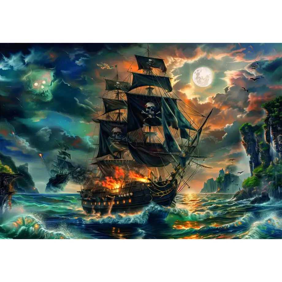 Pirates of the Haunted Seas super puzzle 300 elementów zdjęcie produktu