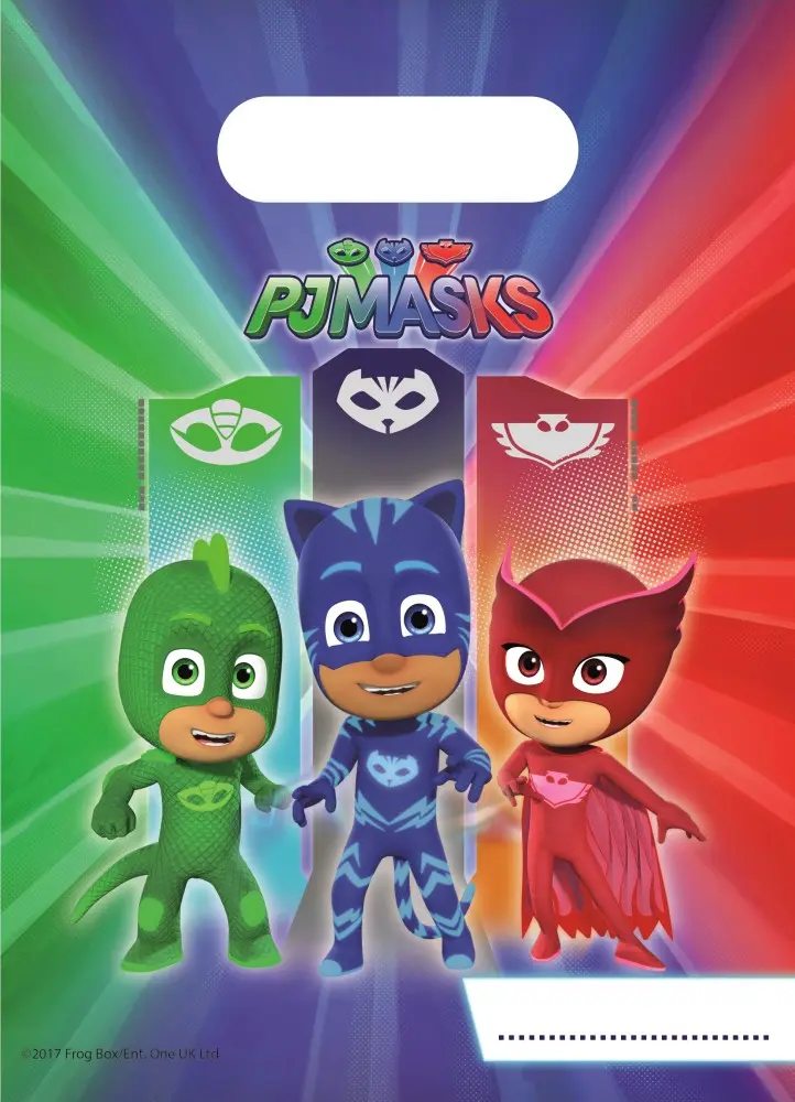 Torba na prezent PJ Masks - 6 sztuk zdjęcie produktu