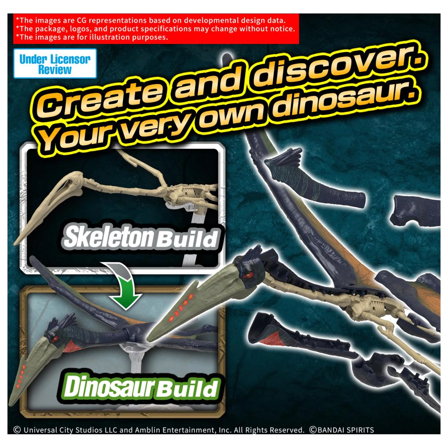 Plannosaurus Jurassic World Quetzalcoatlus Model Kit zdjęcie produktu