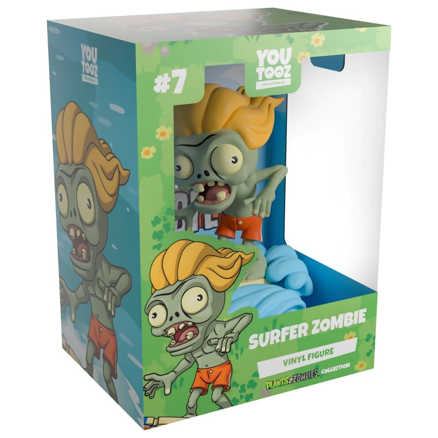 Plants vs. Zombies Vinyl Figure Surfer Zombie 10 cm zdjęcie produktu