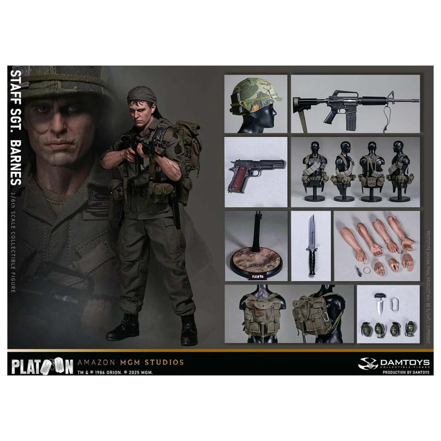 Platoon Figurka 1/6 Staff Sergeant Barnes 30 cm zdjęcie produktu