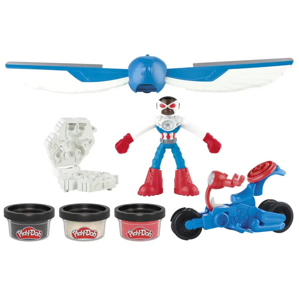 Play-Doh Marvel Captain America Kosiarka Motorowa zdjęcie produktu