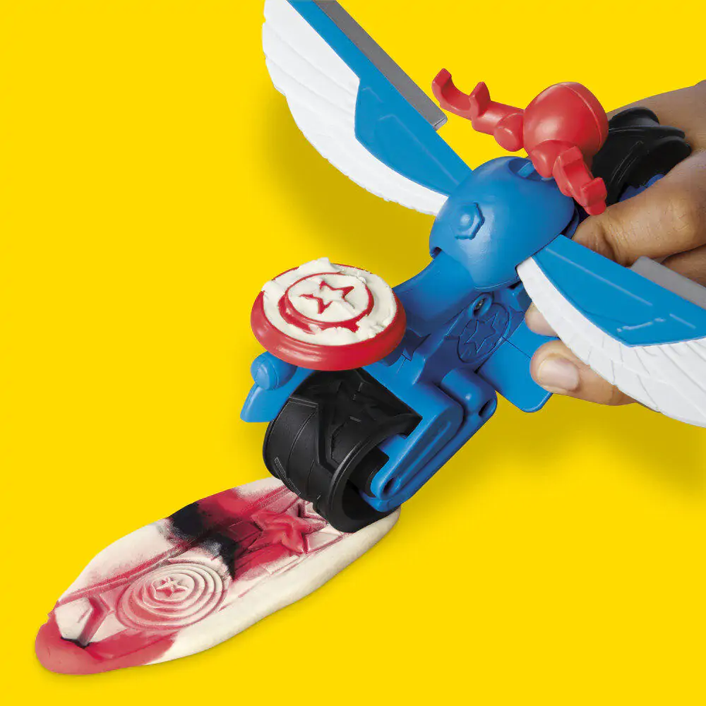 Play-Doh Marvel Captain America Kosiarka Motorowa zdjęcie produktu