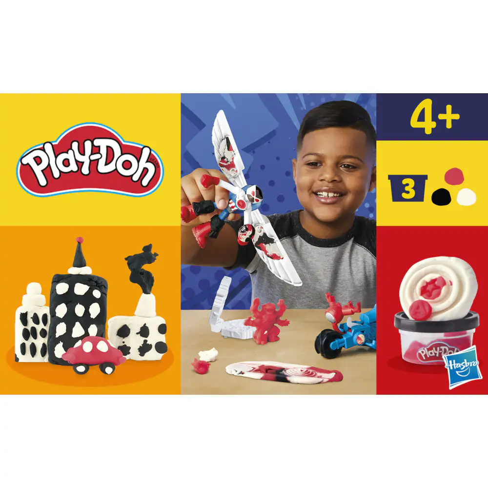 Play-Doh Marvel Captain America Kosiarka Motorowa zdjęcie produktu