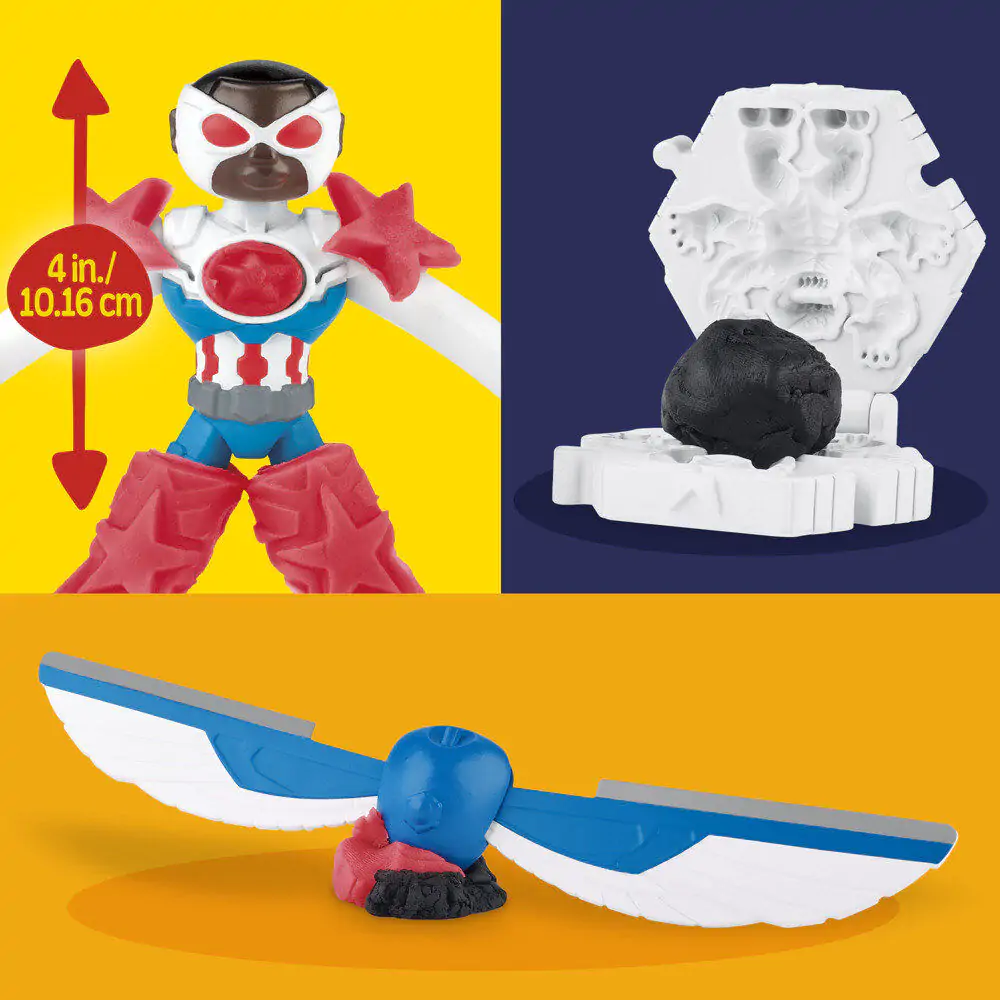 Play-Doh Marvel Captain America Kosiarka Motorowa zdjęcie produktu