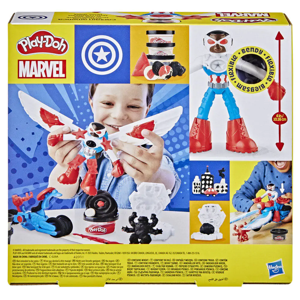 Play-Doh Marvel Captain America Kosiarka Motorowa zdjęcie produktu