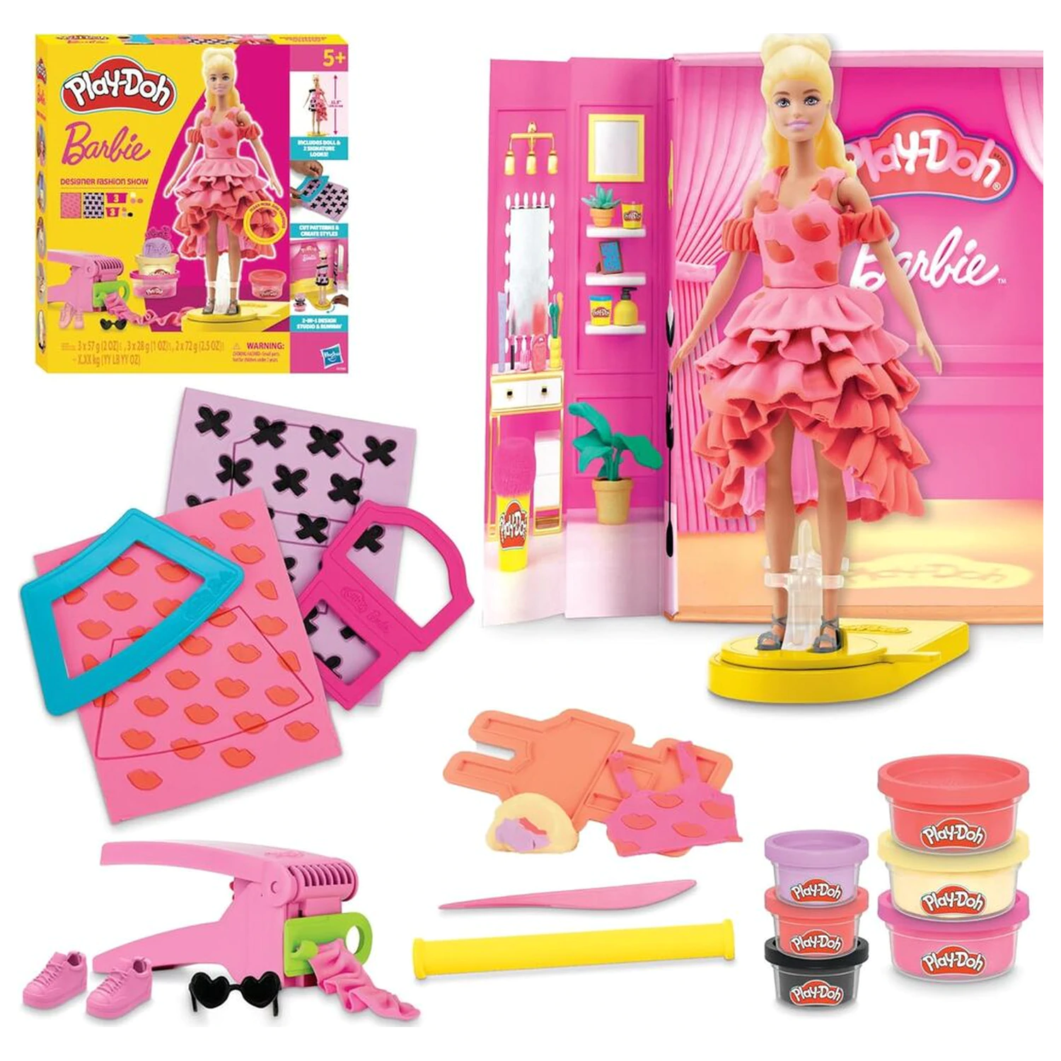 Play-Doh Barbie Designer Fashion Show zestaw do zabawy zdjęcie produktu