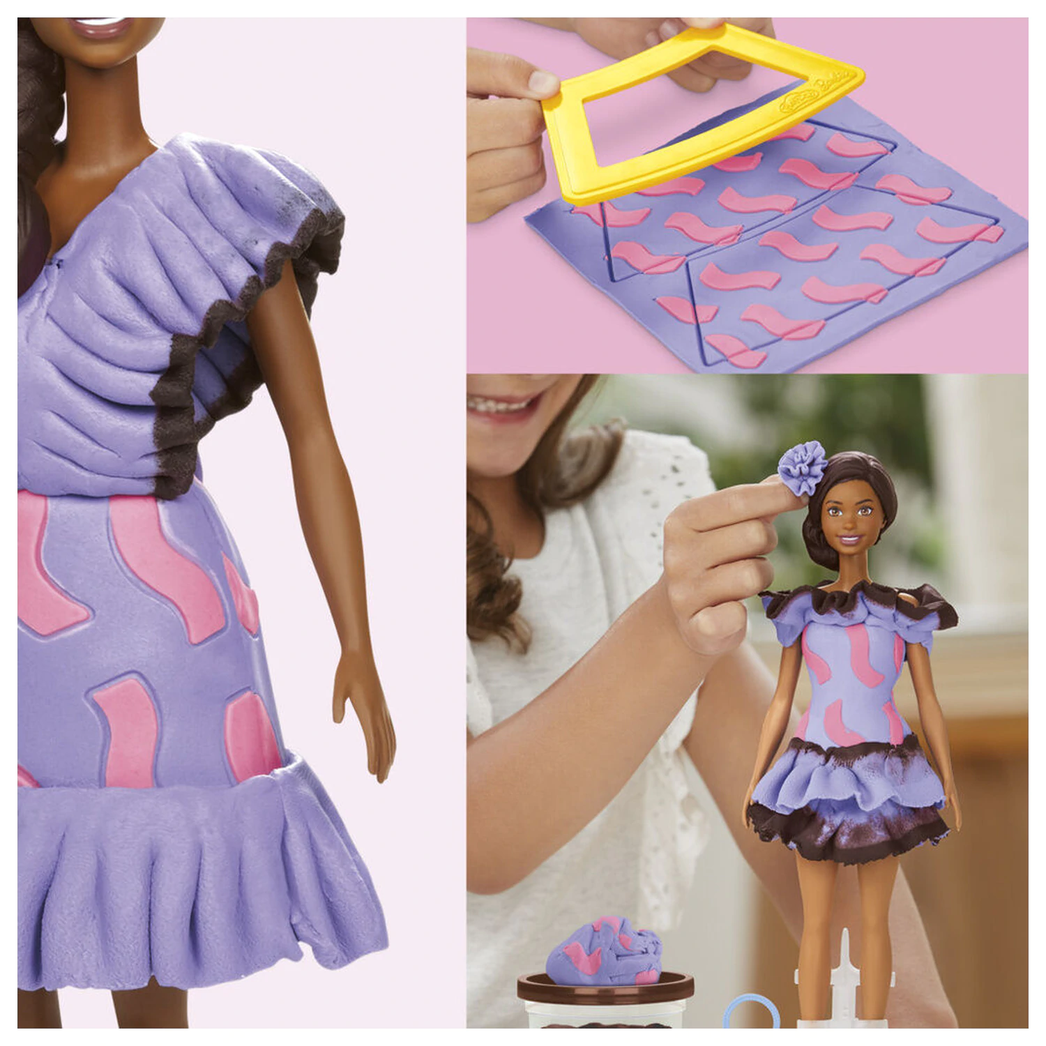 Play-Doh Barbie Fashionista Falbanki zdjęcie produktu