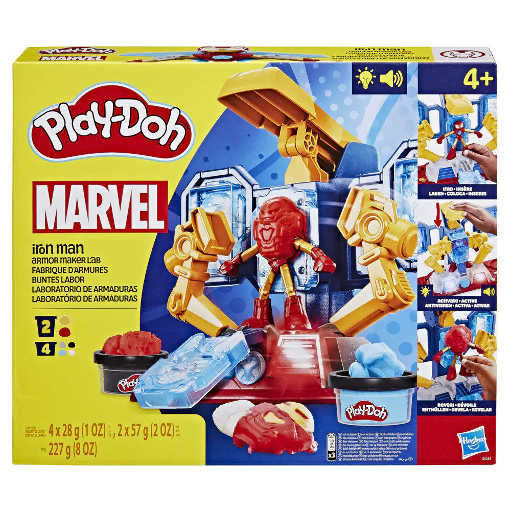 Play-Doh Marvel Iron Man Armour laboratorium zdjęcie produktu