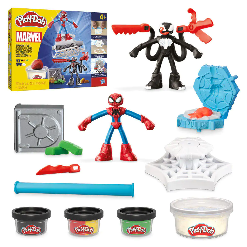 Play-Doh Marvel Spiderman Rzuć i Złap zdjęcie produktu