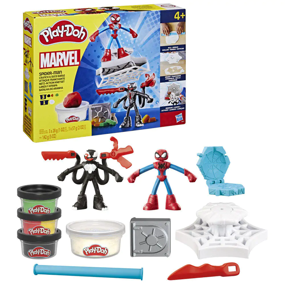 Play-Doh Marvel Spiderman Rzuć i Złap zdjęcie produktu