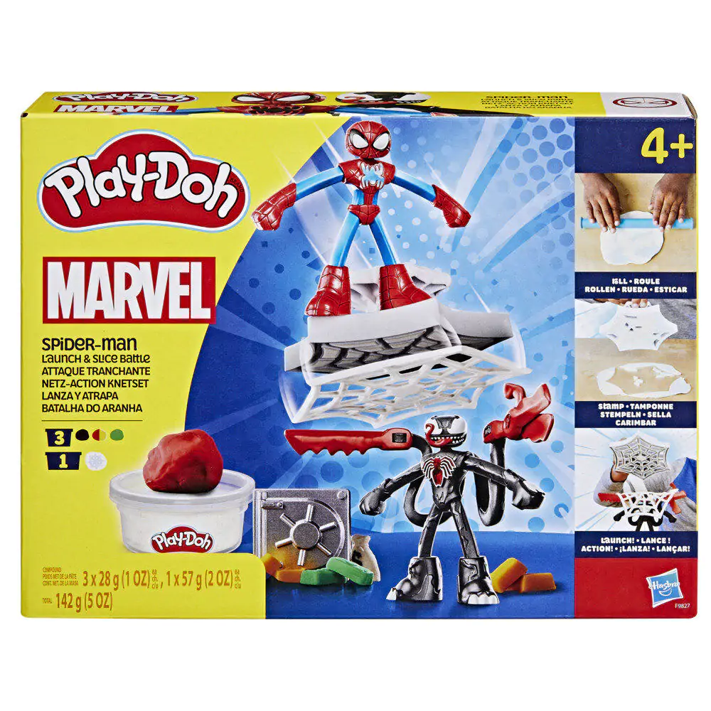 Play-Doh Marvel Spiderman Rzuć i Złap zdjęcie produktu