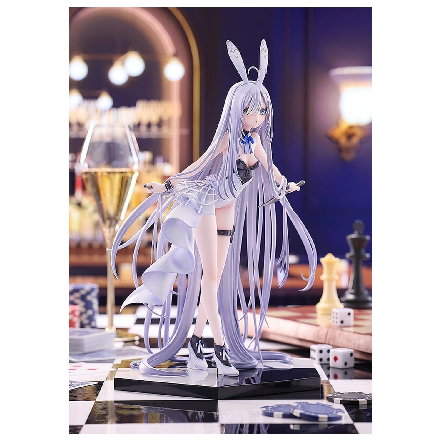 Playing Death Games to Put Food on the Table Wolf Statuetka PCV 1/7 Holo Light Novel bunny Ver. ilustracja Jyuu Ayakura 23 cm zdjęcie produktu