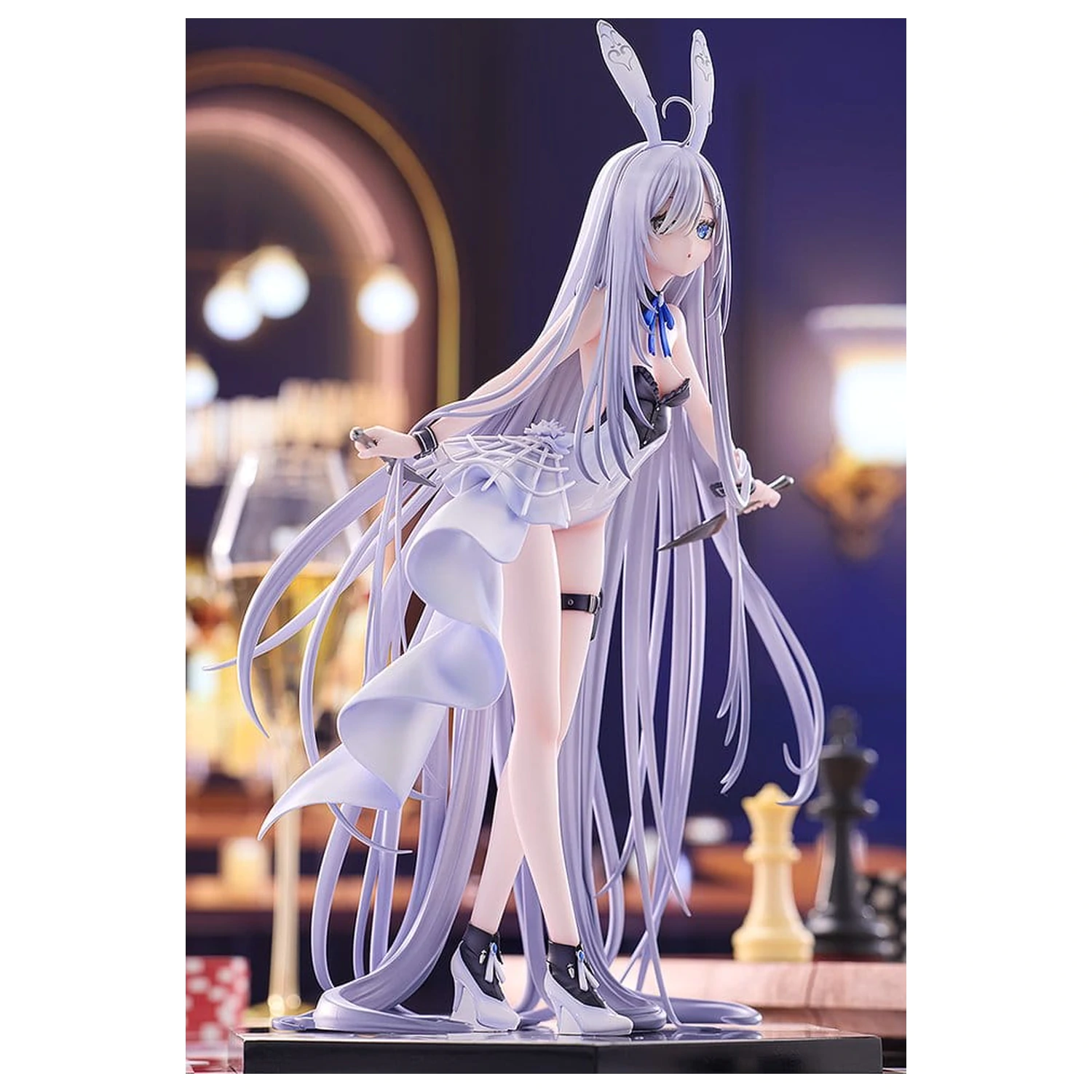 Playing Death Games to Put Food on the Table Wolf Statuetka PCV 1/7 Holo Light Novel bunny Ver. ilustracja Jyuu Ayakura 23 cm zdjęcie produktu