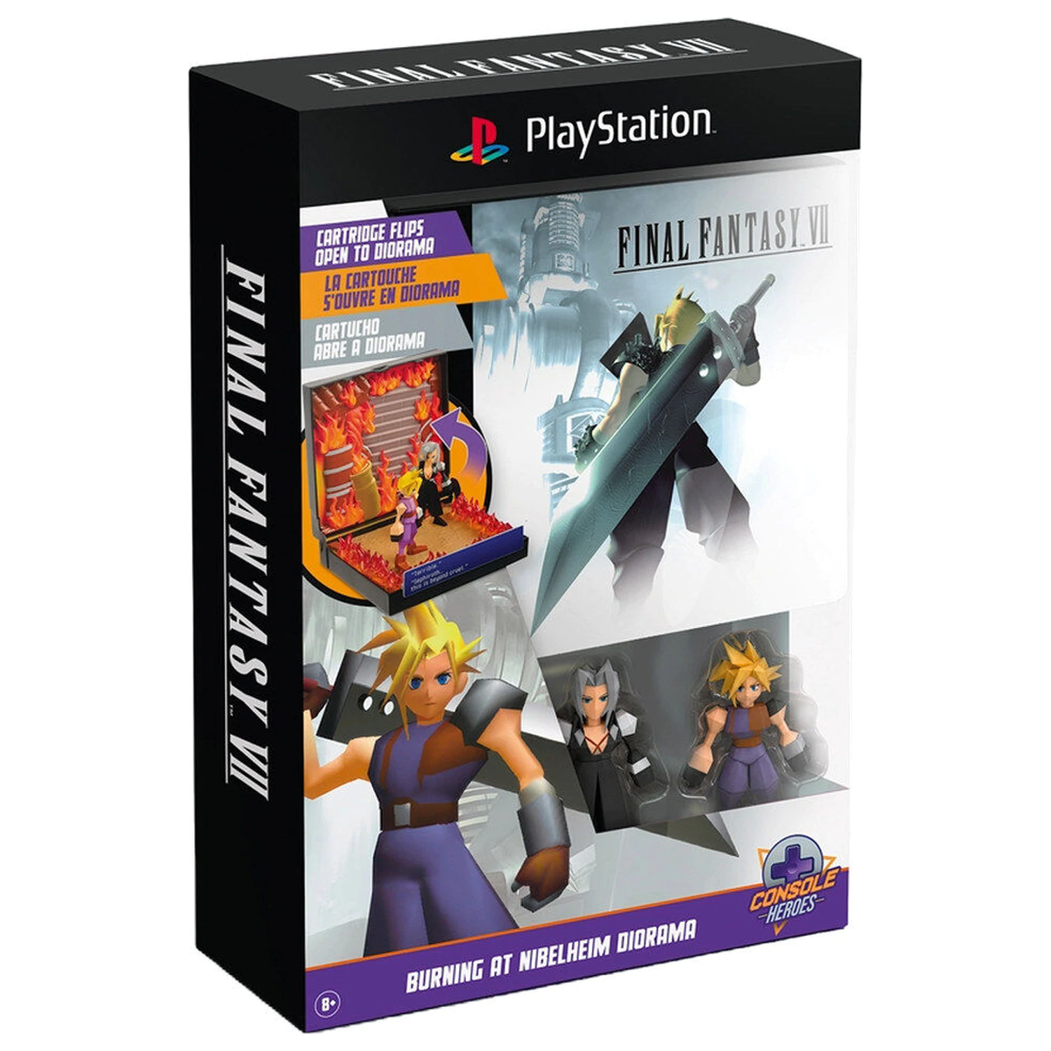 PlayStation Final Fantasy VII Burning at Nibelheim Diorama - Diorama zdjęcie produktu