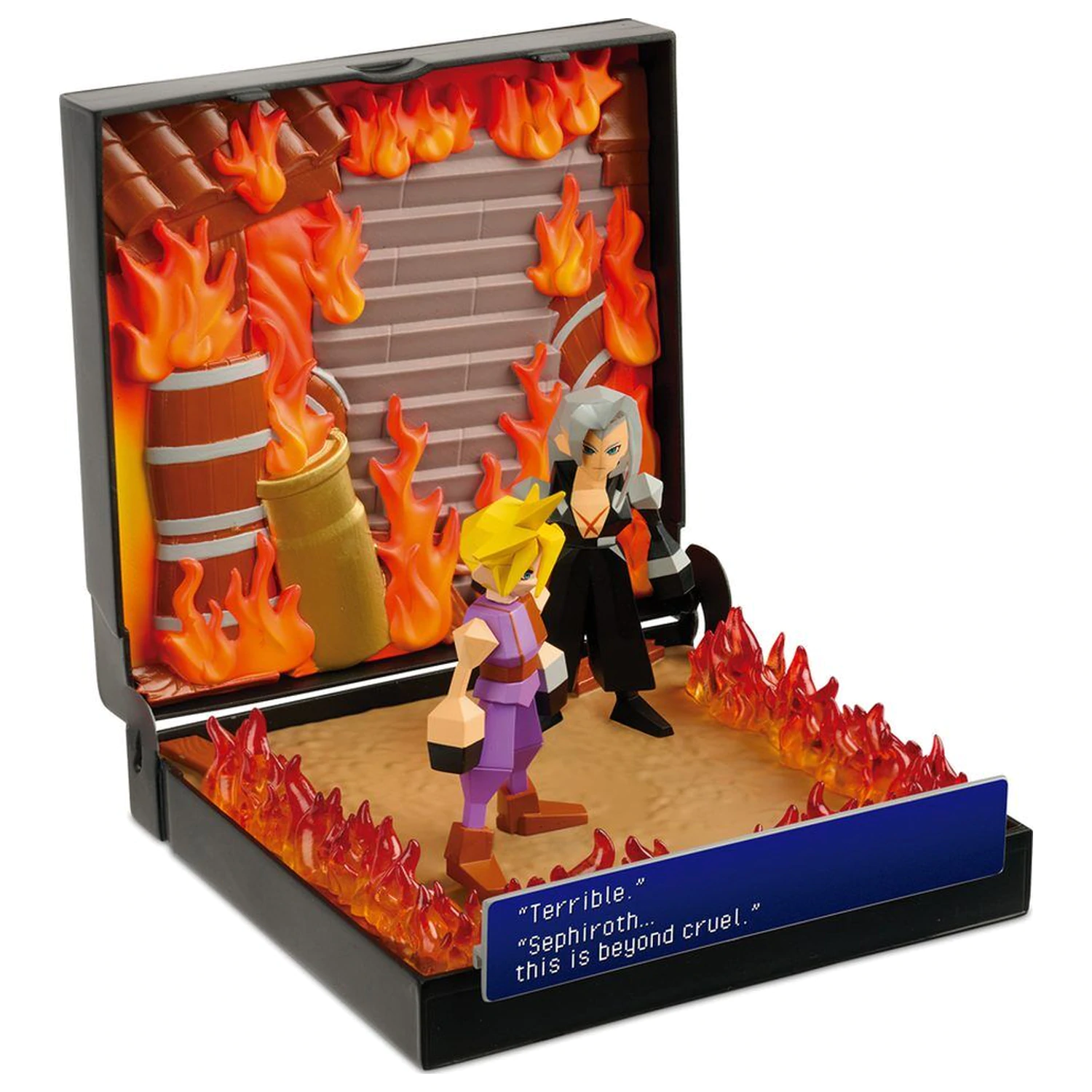 PlayStation Final Fantasy VII Burning at Nibelheim Diorama - Diorama zdjęcie produktu