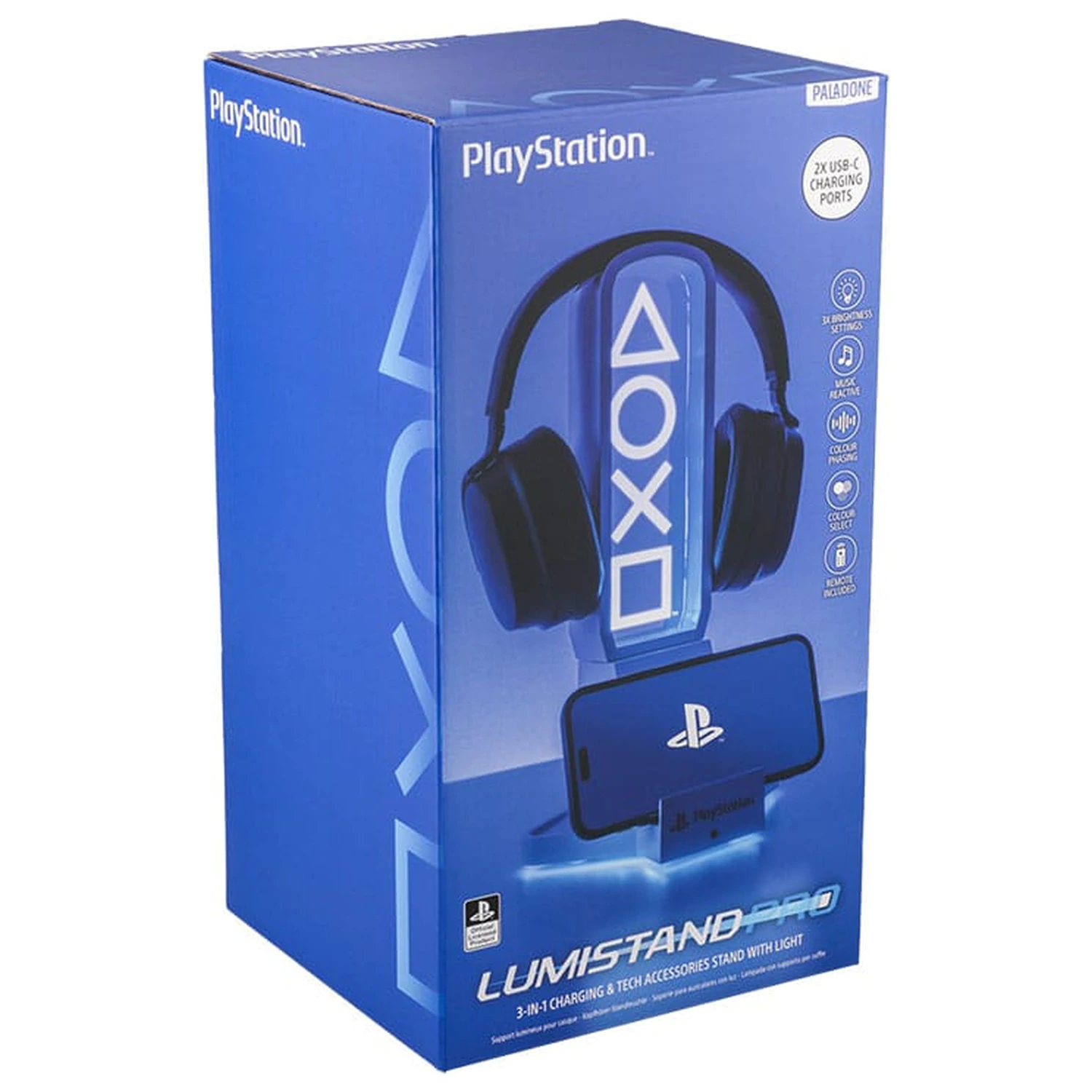 Playstation Biurkowy Stojak na Słuchawki z Lampką 30 cm zdjęcie produktu
