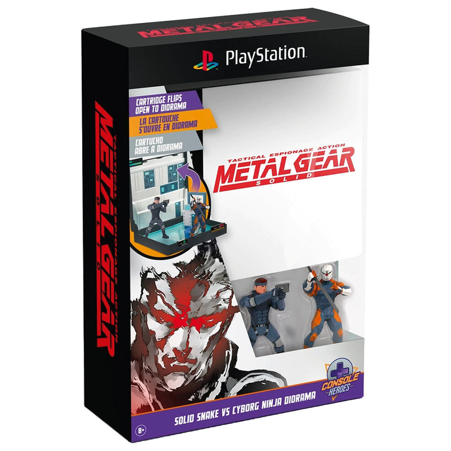 PlayStation Metal Gear Solid Solid Snake kontra Cyborg Ninja Diorama - Diorama zdjęcie produktu