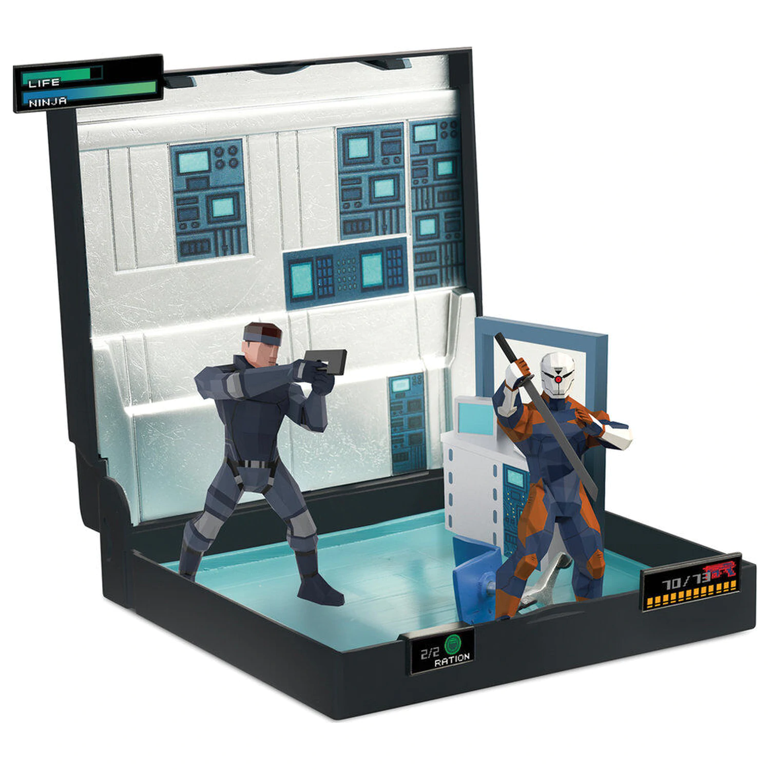 PlayStation Metal Gear Solid Solid Snake kontra Cyborg Ninja Diorama - Diorama zdjęcie produktu