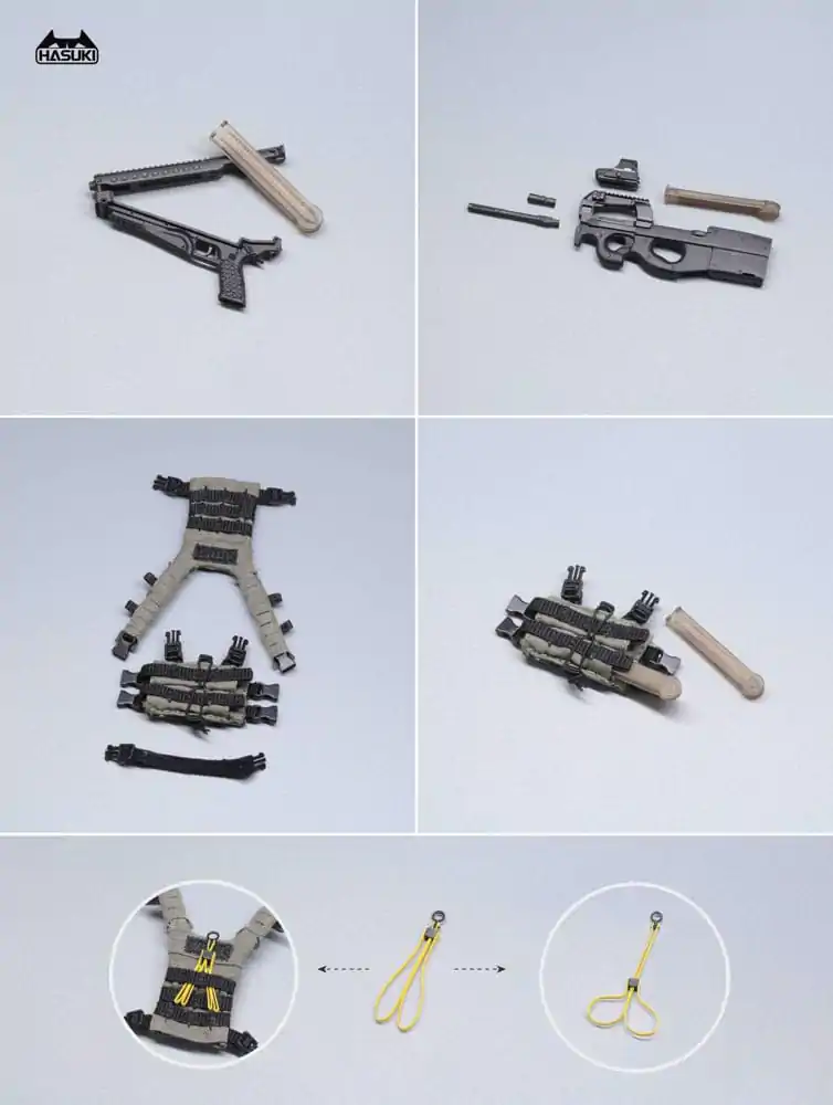 Pocket Art Action Figurka akcji 1/12 PA006 Reizei Hiyo the Security 15 cm zdjęcie produktu