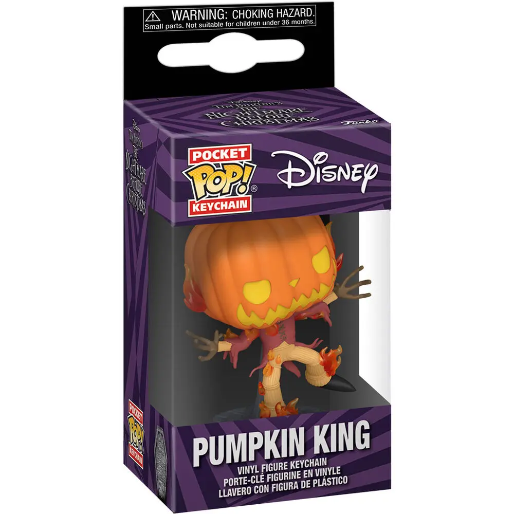 Brelok Kieszonkowy POP Disney Nightmare Before Christmas 30th Anniversary Pumpkin King zdjęcie produktu