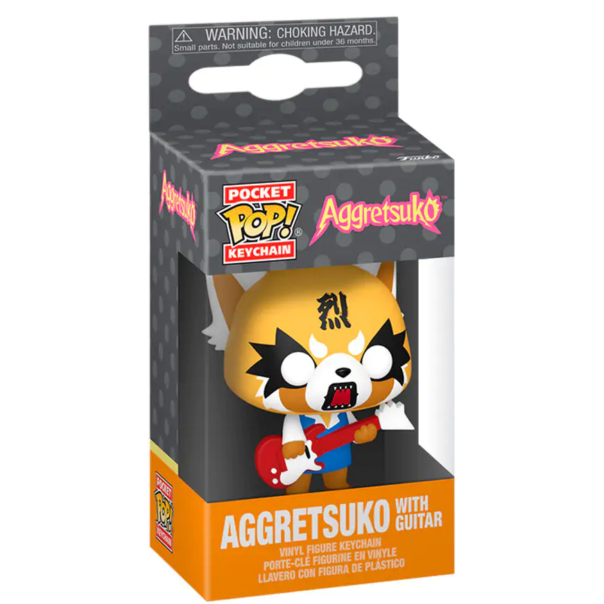 Brelok Pocket Funko POP Keychain Aggretsuko - Aggretsuko z Gitarą zdjęcie produktu