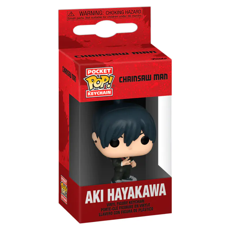 Kieszonkowy Funko POP Brelok Chainsaw Man Aki Hayakawa zdjęcie produktu